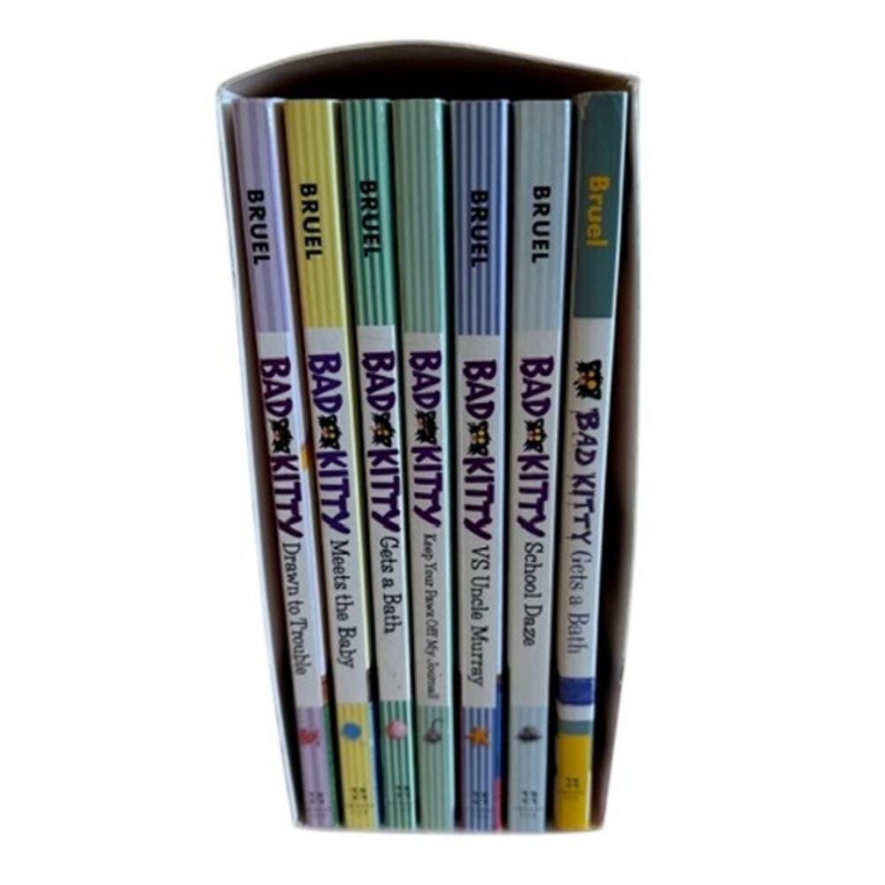 Bad Kitty Purrfect Boxed Set Nick Bruel Kids Books w Journal